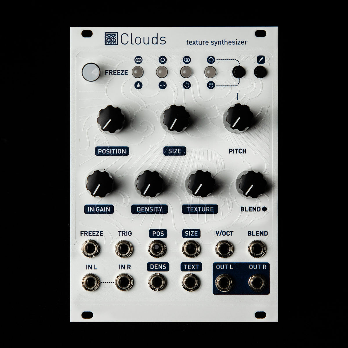 Mutable Instruments Clouds Eurorack Granular Synth Module (White 