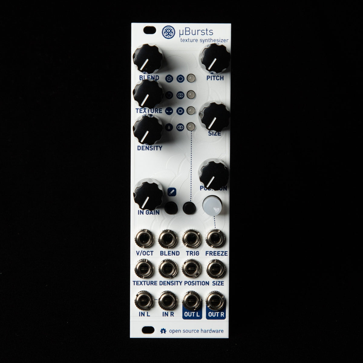 uBurst Micro Mutable Instruments Clouds (White Textured Aluminum)