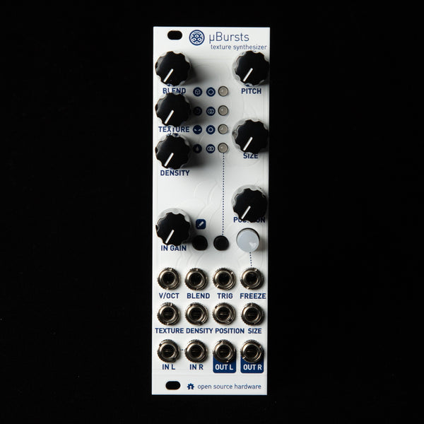 uBurst Micro Mutable Instruments Clouds (White Textured Aluminum)