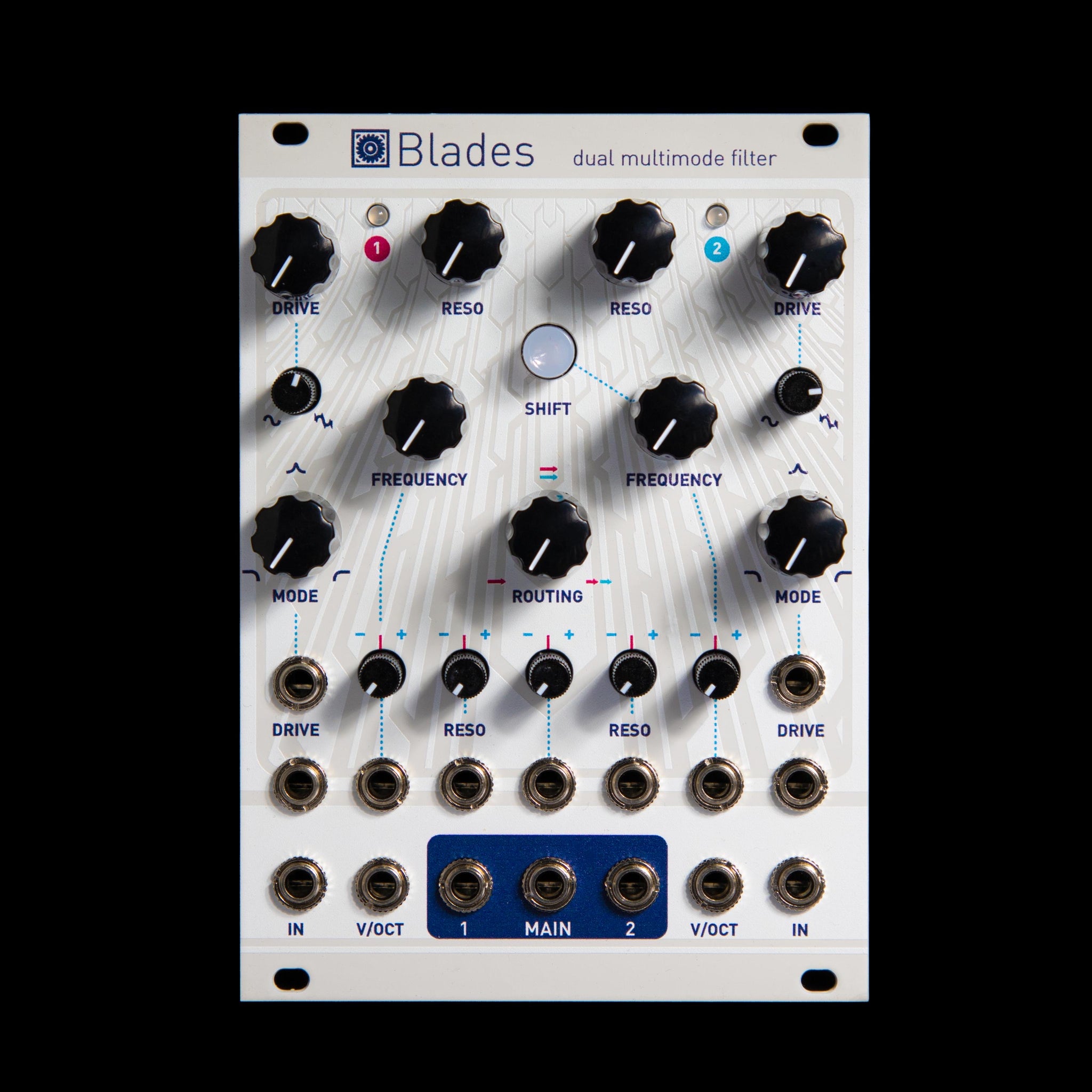 Mutable Instruments Blades (White Aluminum) – Momo Modular